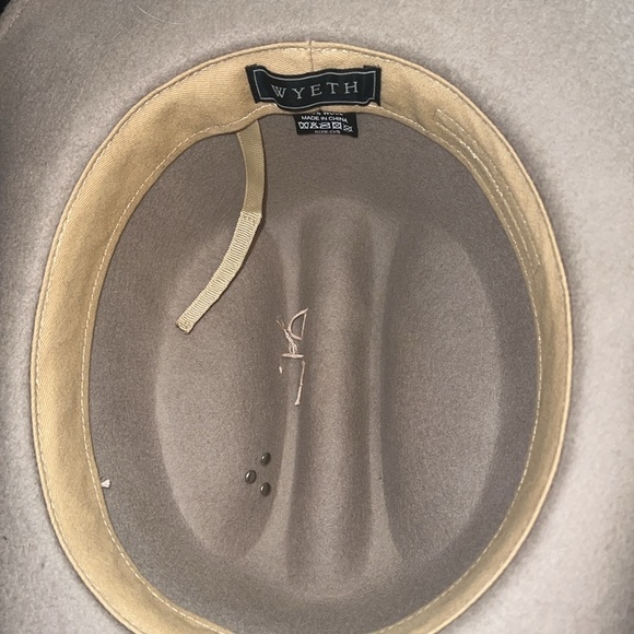 Handmade One of a Kind Decorated 100% Wool Beige Cowgirl Hat w/Lace & Feathers main image 4